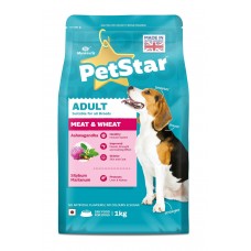 Mankinds Petstar Adult Dog Food Meat And Wheat 1 Kg